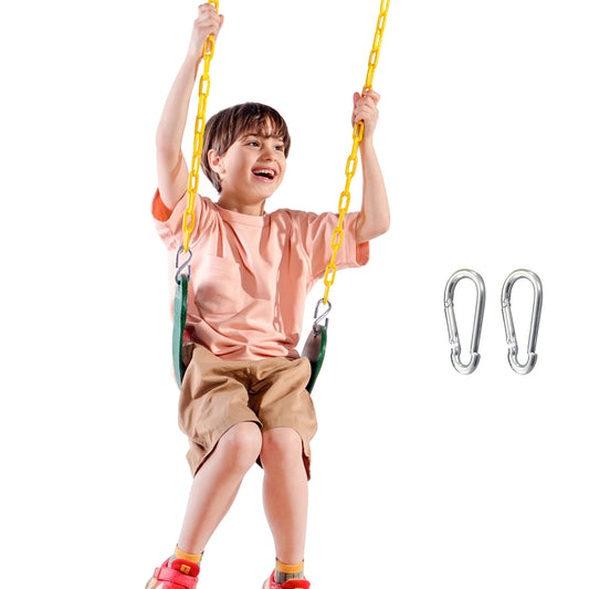 Syncfun Kids Swing Sets For Backyard, Metal Replacement Swings, Heavy Duty Swingset Accessories Outdoor For Playground, Trees