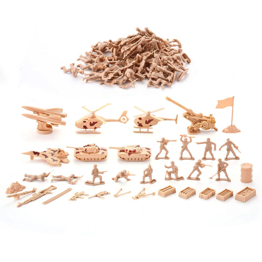 Army Men Military Soldier Playset, 164 Pcs