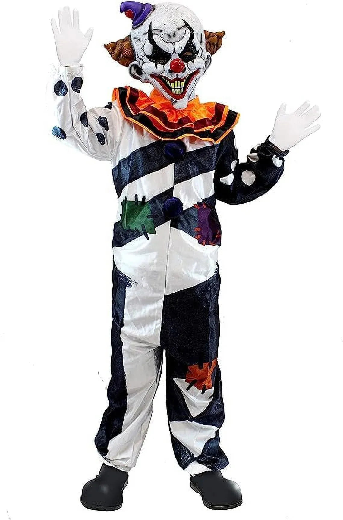 Syncfun Clown Child Costume Halloween Cosplay Set Clown Dress UP, Creepy Clown Costume, Art The Costume