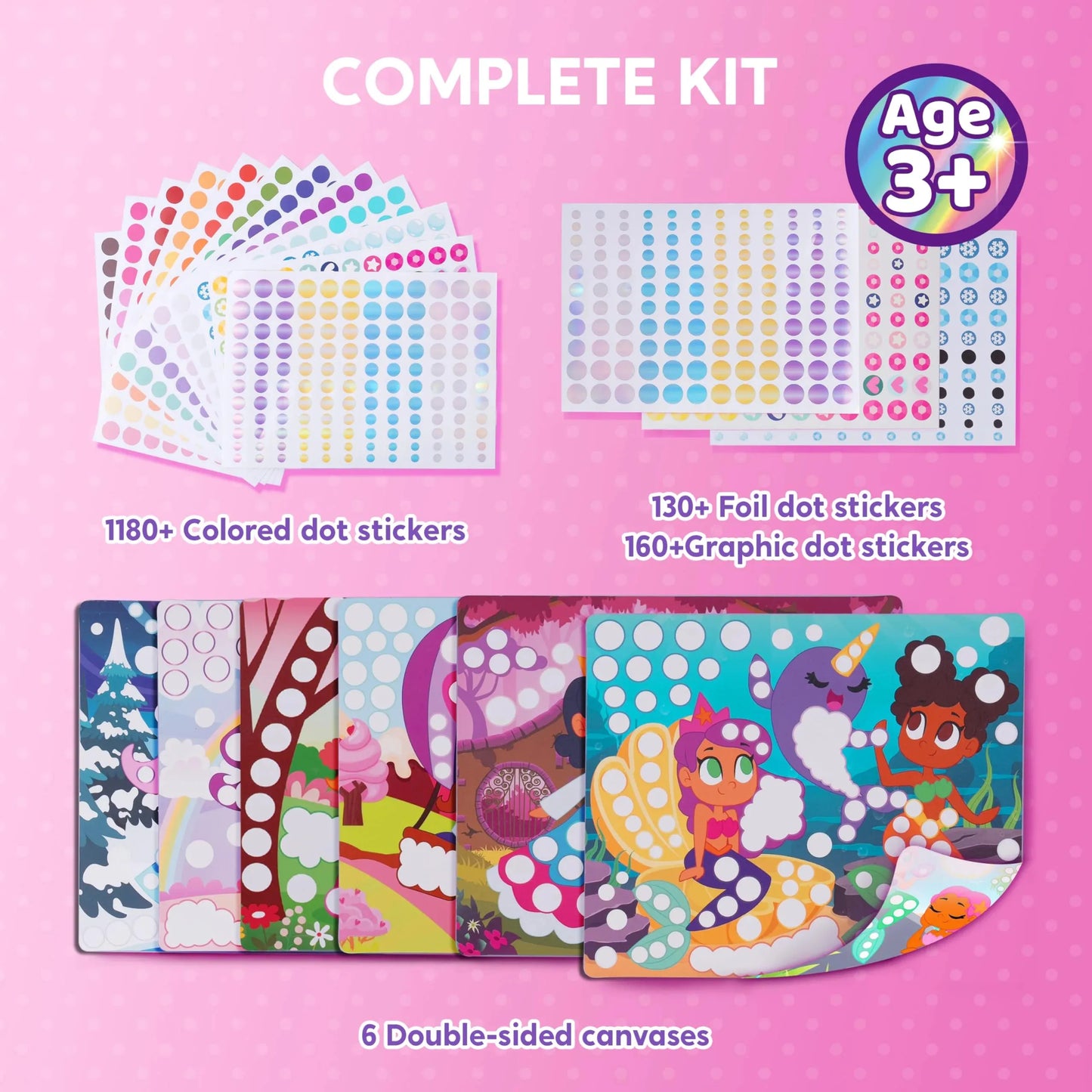 Syncfun Dot Markers For Activity Books For Kids Ages 3-5, Unicorns and Princess Sticker Poke A Dot Book ,Toddler Arts And Crafts Supplies, Birthday Gifts