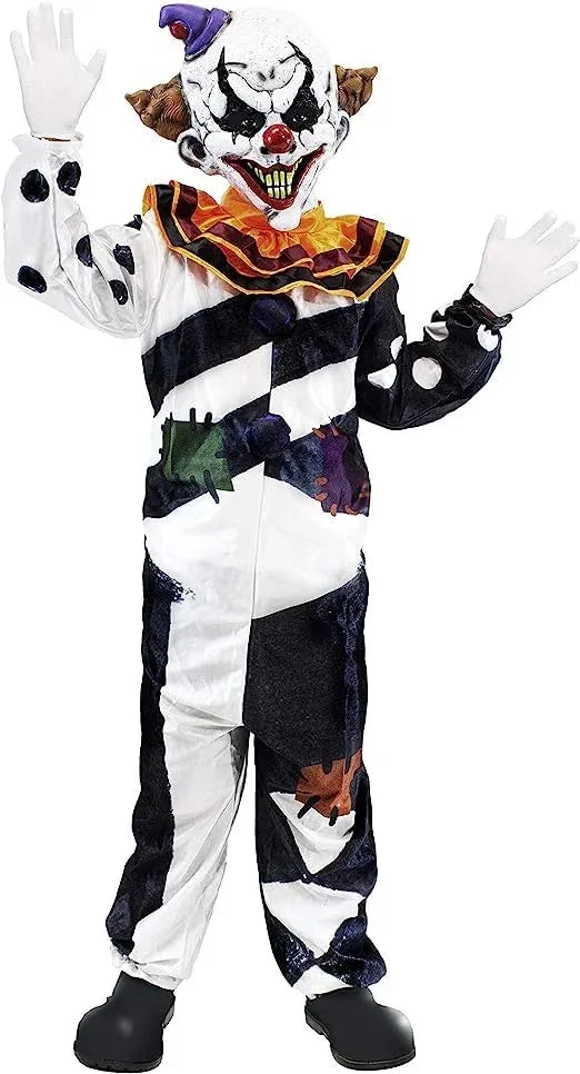 Syncfun Clown Child Costume Halloween Cosplay Set Clown Dress UP, Creepy Clown Costume, Art The Costume