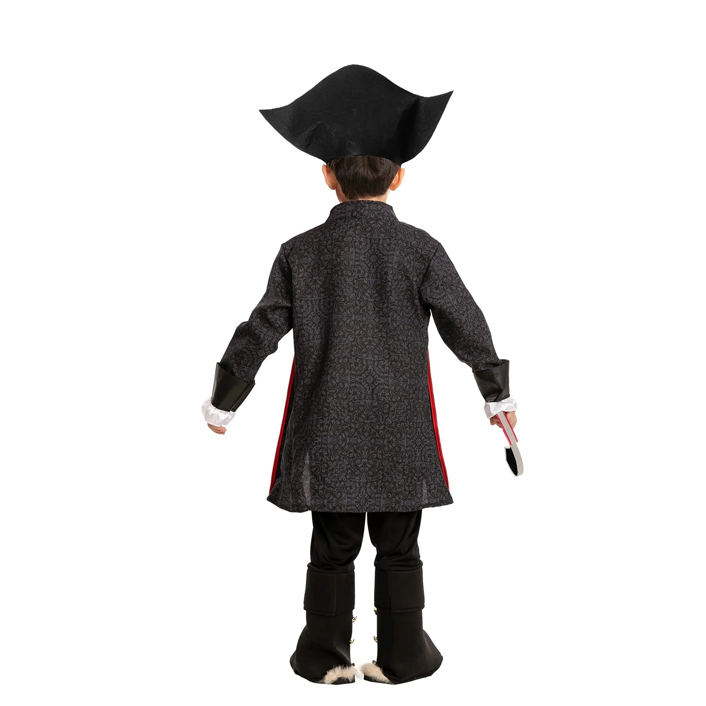 Syncfun Pirate Costume for Kids, Boy Captain Pirate Costume for Halloween Pirate Themed Party Cosplay Dress Up