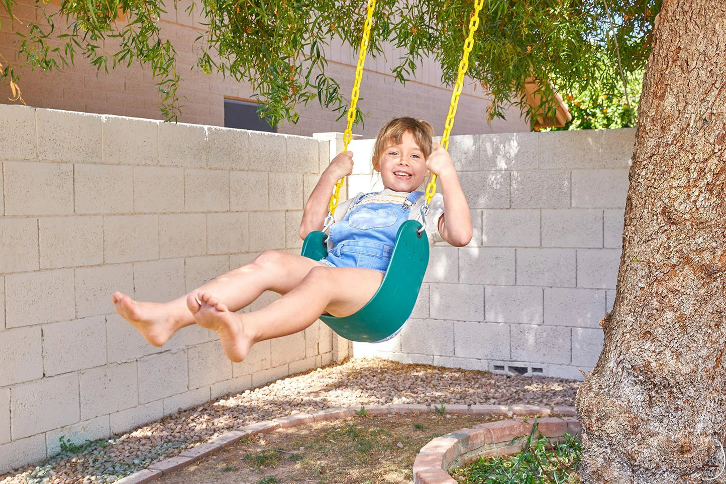 Syncfun 2 Pack Kids Swing Set, Swingset Outdoor For Kids With 66" Heavy Duty Chain Gang All Stars For Playground Backyards