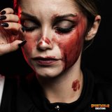 Joyfy 2 oz Halloween Fake Blood,Vampire Blood Makeup Gel,Halloween Blood Zombie Makeup,Vampire Makeup Kit for Adults,Halloween Costume Vampire Accessories