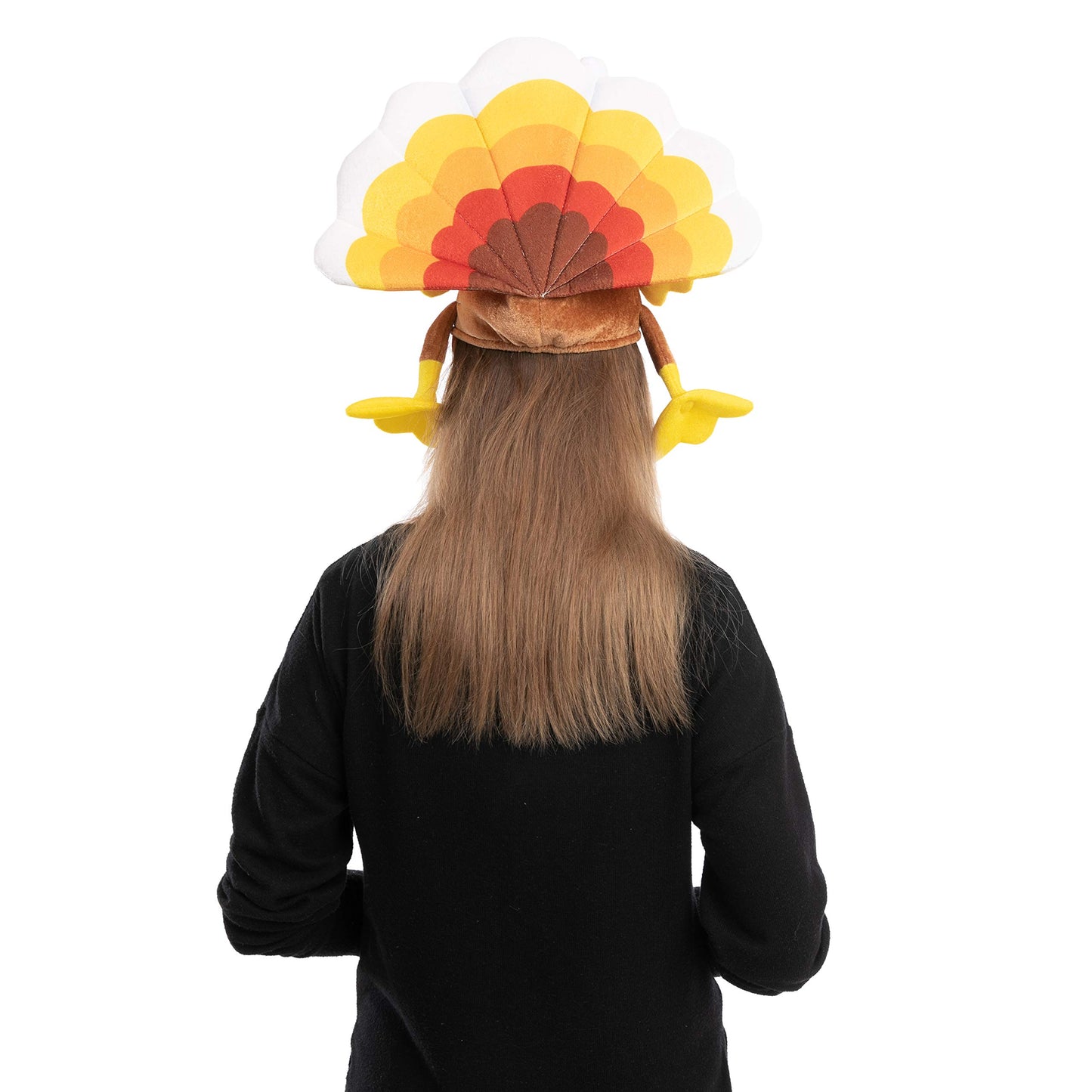 JOYIN 2 Pack Turkey Sitting Hats Silly for Thanksgiving Night Event, Dress-up Party, Thanksgiving Decoration, Role Play, Carnival, Cosplay, Costume Accessories