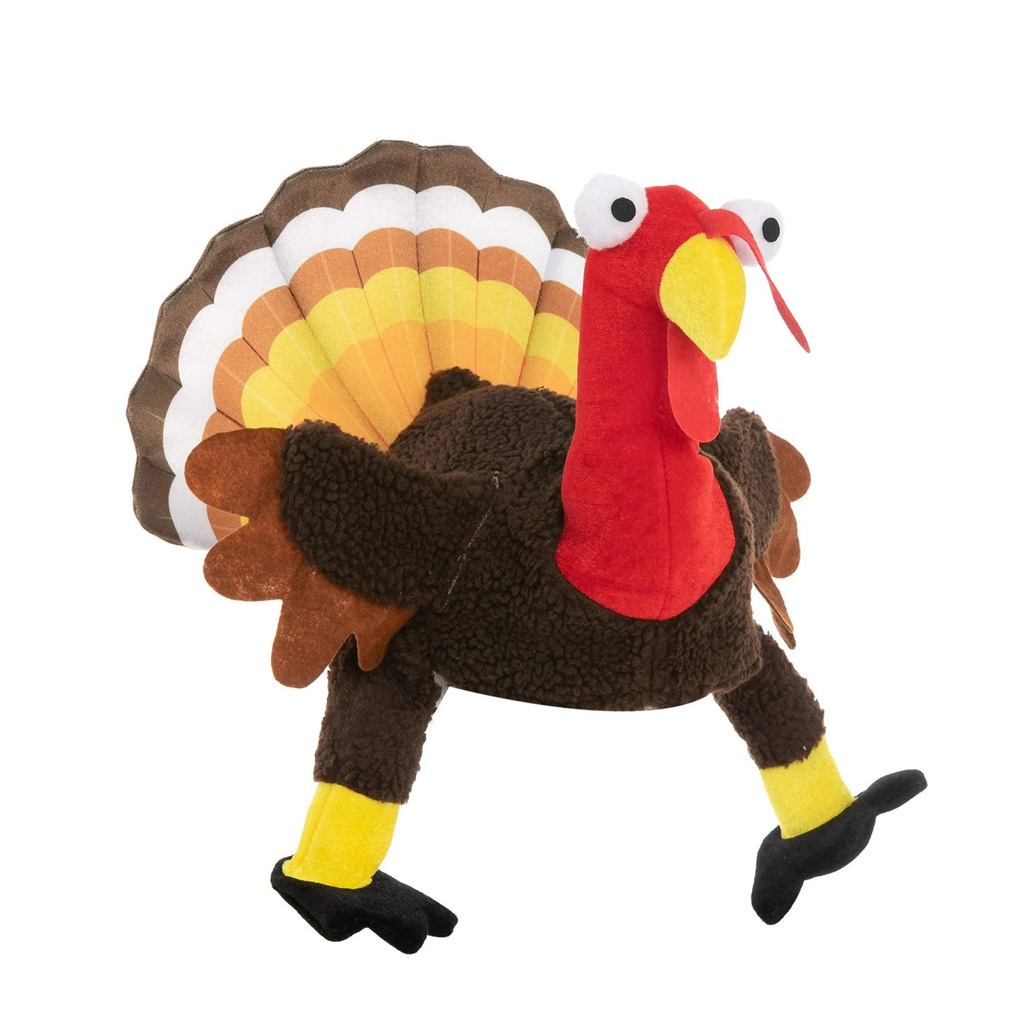 SYNCFUN 1Pcs Thanksgiving Turkey Hat for Adults Kids,with Moving Wings,Thanksgiving Hats Costume Accessory