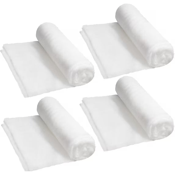 Joyfy 4pcs Christmas Snow Blanket Roll 15 x 10', Thick White Soft Artificial Snow Covers for Christmas Decorations, Snow Displays, Holiday Decorations Under the Christmas Tree and Winter Displays