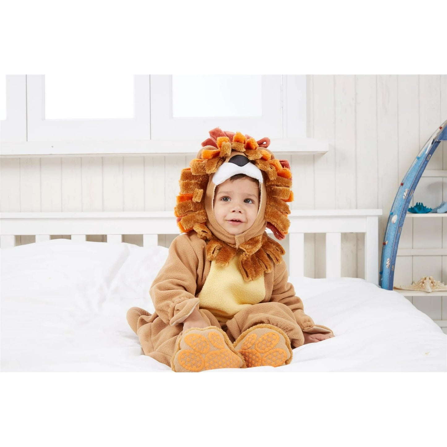 Spooktacular Creations Lion Costume Set for Kids, Lion Suit Accessories, Halloween Dress Up, Role Play Unisex Costumes