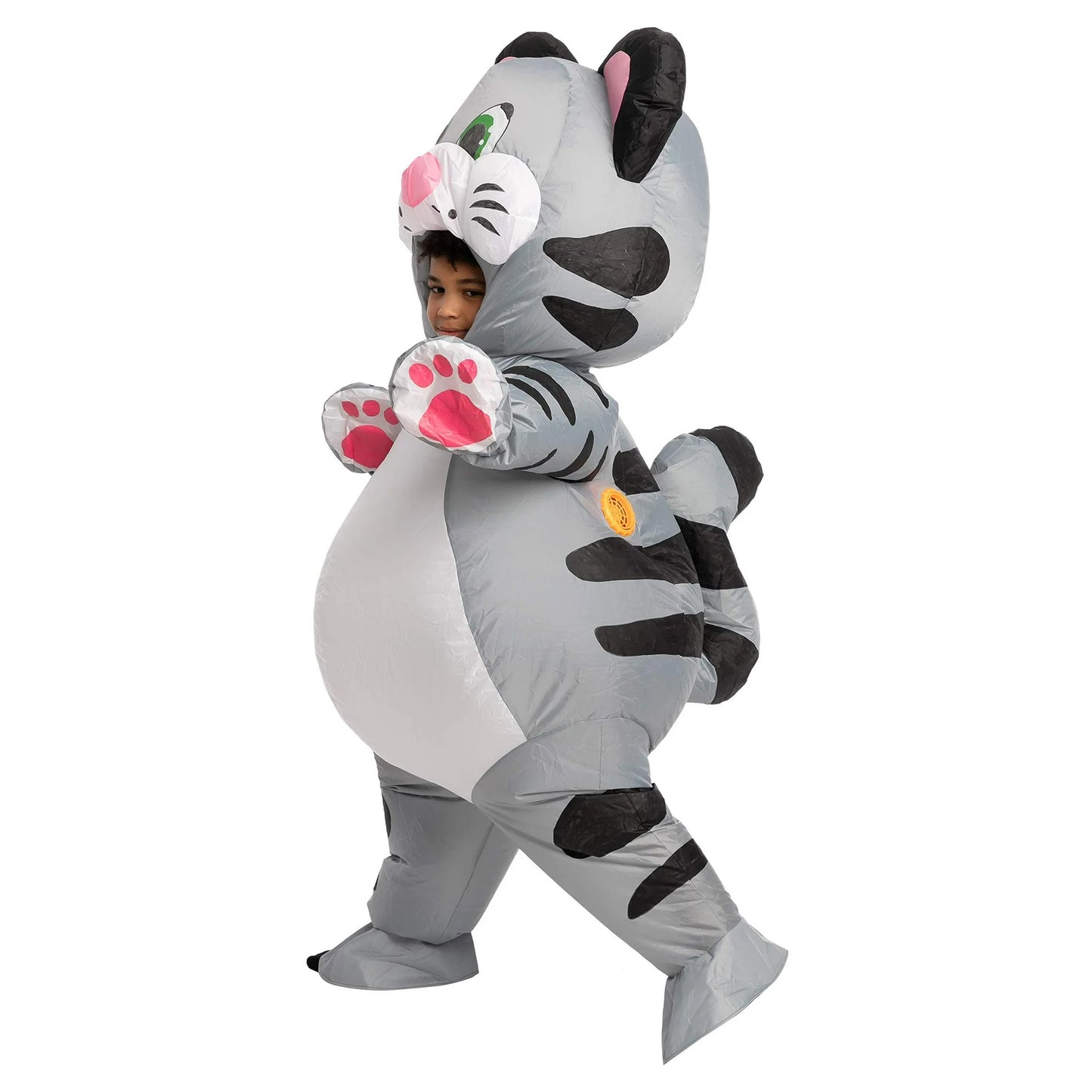 Spooktacular Creations Kitty Cat Full Body Inflatable Animal Costume for Child, Unisex Inflatable Costume, kitty for Halloween Halloween, Kitten Role Play, S