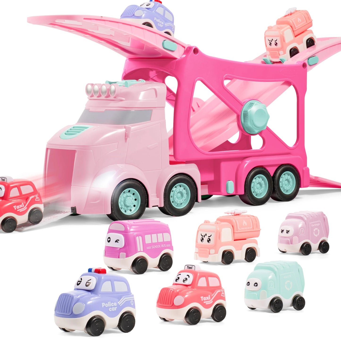 3-Layer Extra Large Construction Truck Toys for Boy Girls