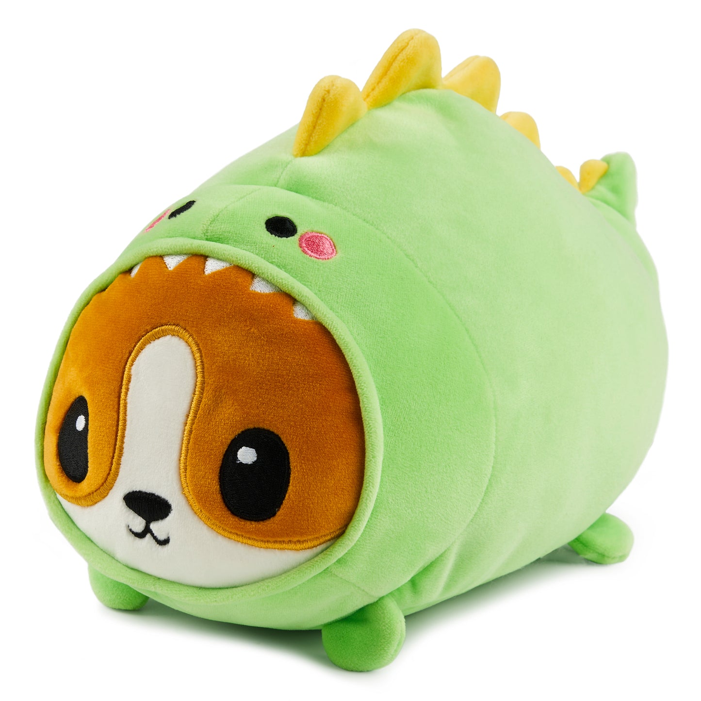 Syncfun 11" Soft Dinosaur Plushie with Corgi Face