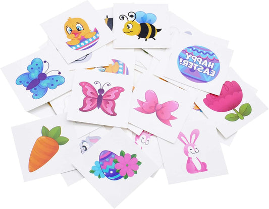 JOYFY More than 1000 Easter crafts, including stickers, stamps, foam stickers and temporary tattoos, are suitable for Easter basket mats