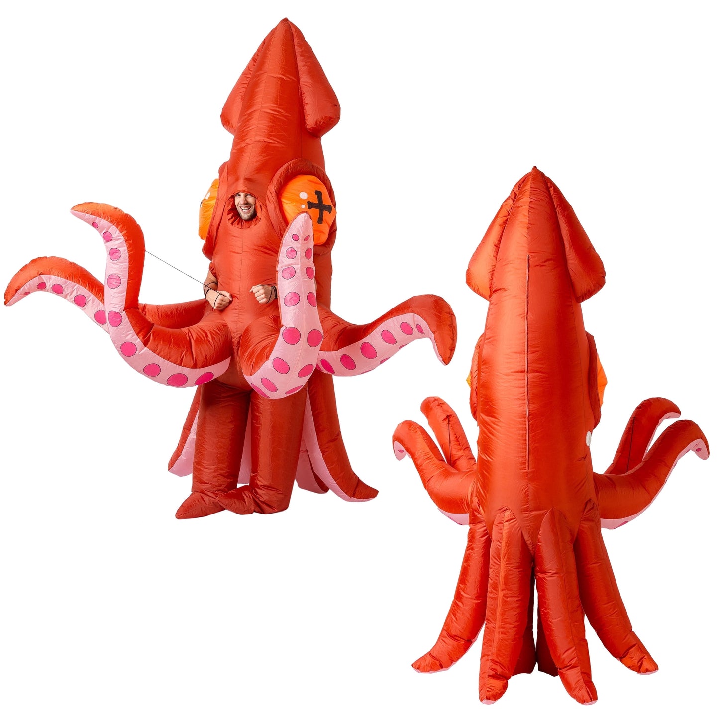 Joyfy Halloween Adult Inflatable Costume, Full Body Ocean Animal Costume for Halloween Party, Cosplay and Themed Dress Up