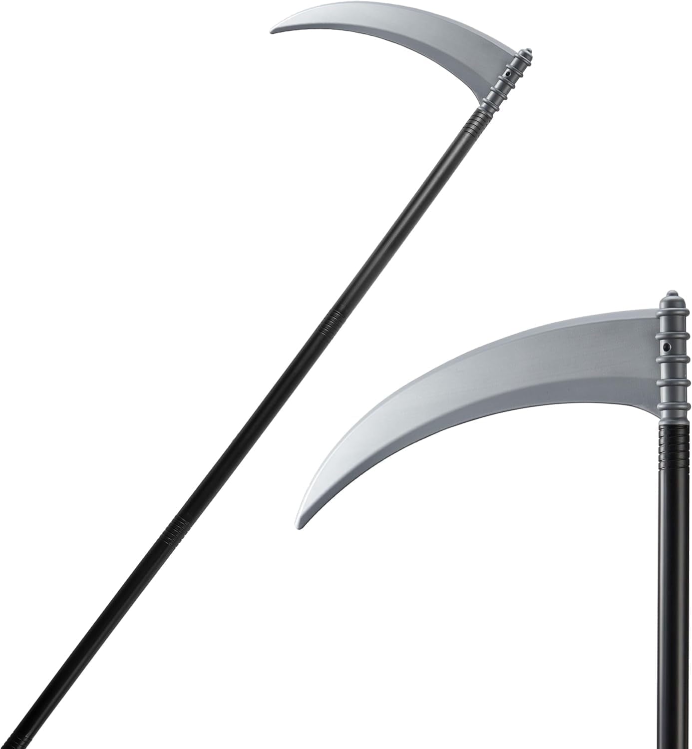 Joyfy 52 inch Halloween Grim Reaper Scythe Accessories, Grim Reapers Weapon for Halloween Party Dress Up
