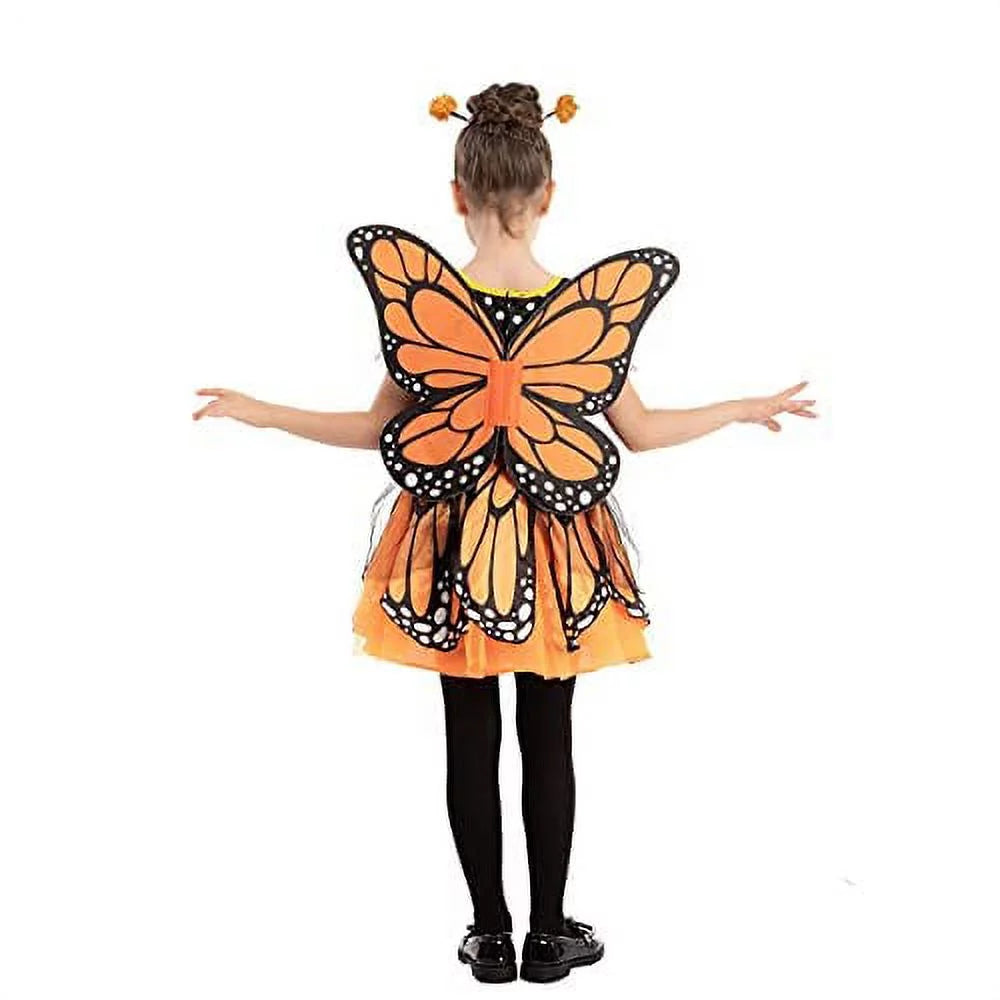 Spooktacular Creations Monarch Butterfly Costume for Kids, Girl Halloween Role Play, 3T