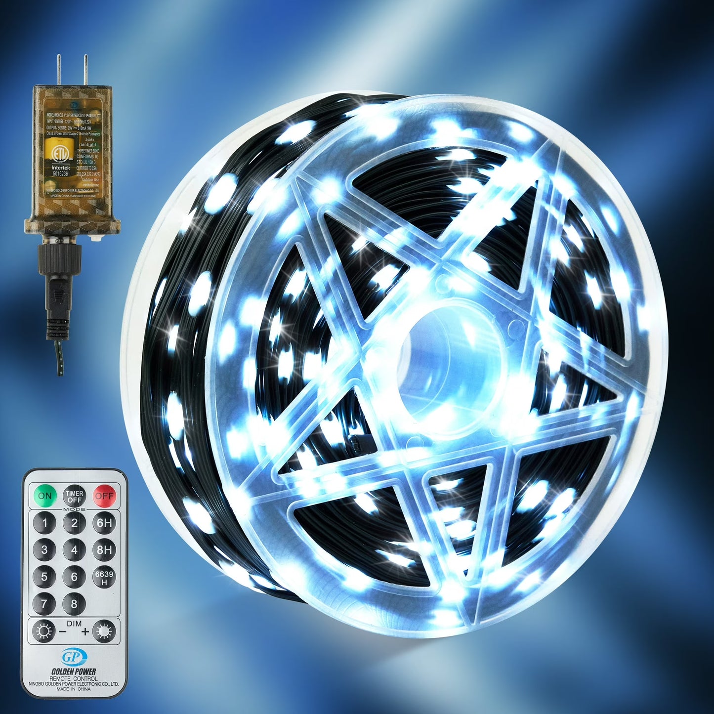 Joyfy 600 Led Christmas Lights,198 FT Christmas Lights with Remote Outdoor Decorations,Christmas Tree Lights with 8 Modes Timer for Holiday Xmas Party