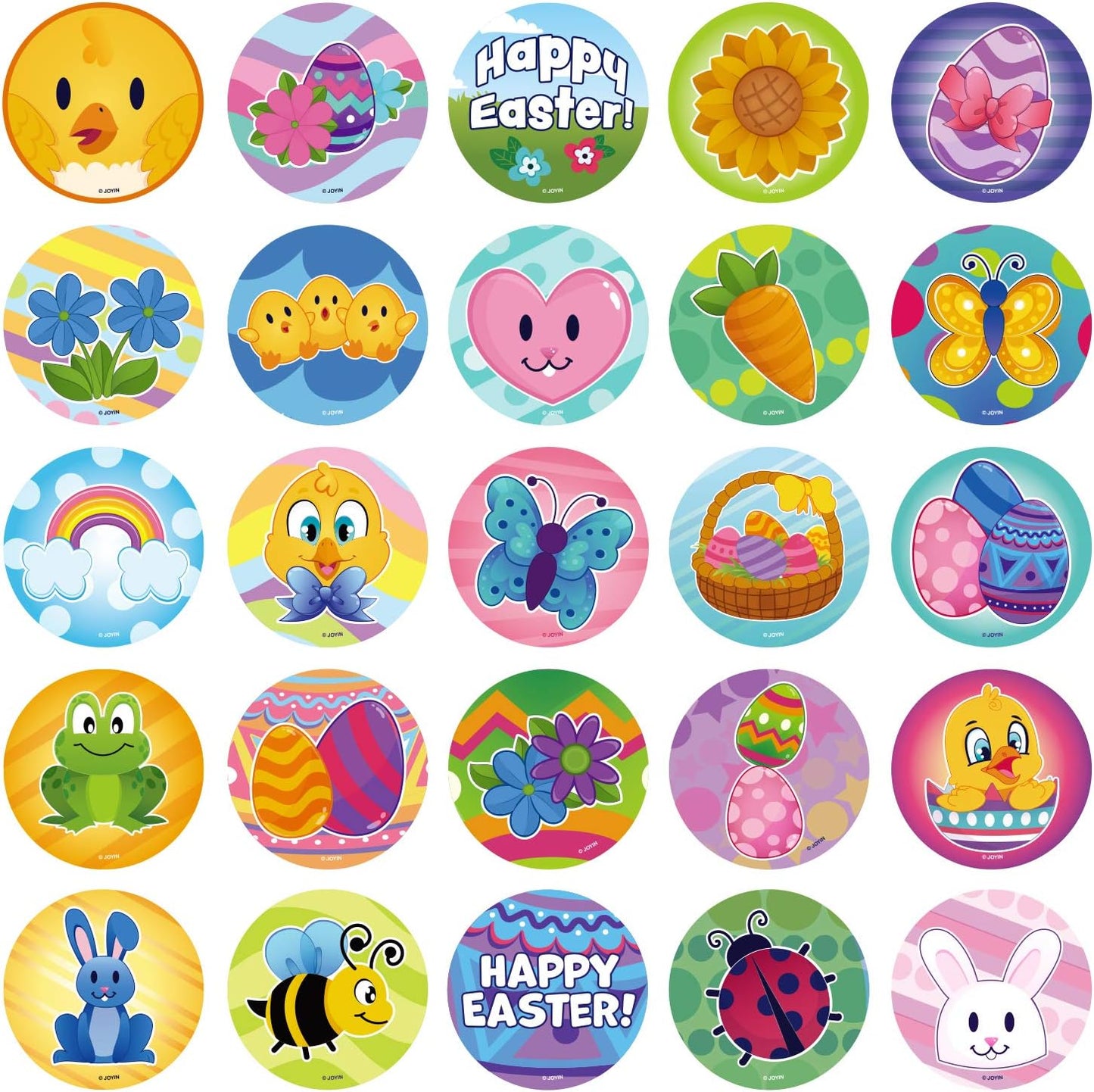 JOYFY More than 1000 Easter crafts, including stickers, stamps, foam stickers and temporary tattoos, are suitable for Easter basket mats