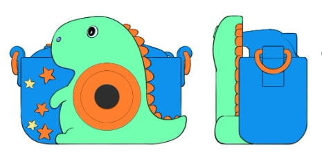 Green Dinosaur Kids Camera