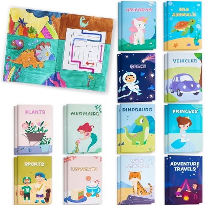 Joyfy 24 Pack Mix Coloring Books for Kids 4-8, 2-4- Bulk Coloring Bundle Classroom Rewards, Prizes,Birthday Party Favors Gifts,Mini Activity Books