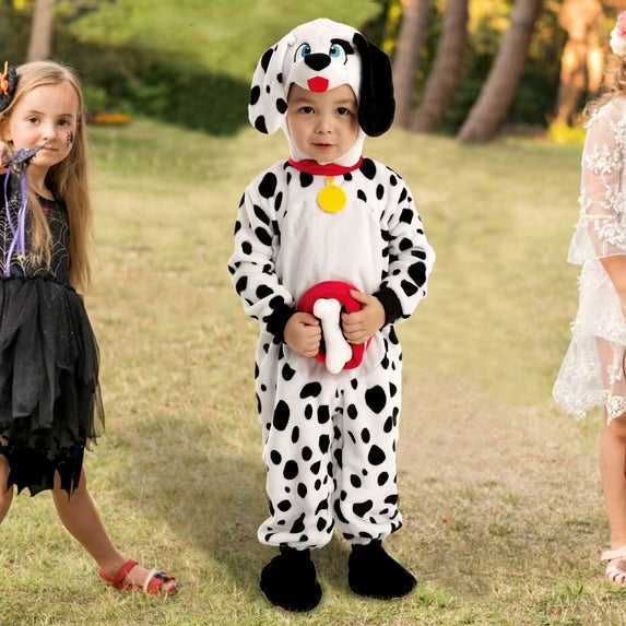 Joyfy Baby Dalmatian Puppy Costume for Infant Halloween Trick or Treat Party Dress up
