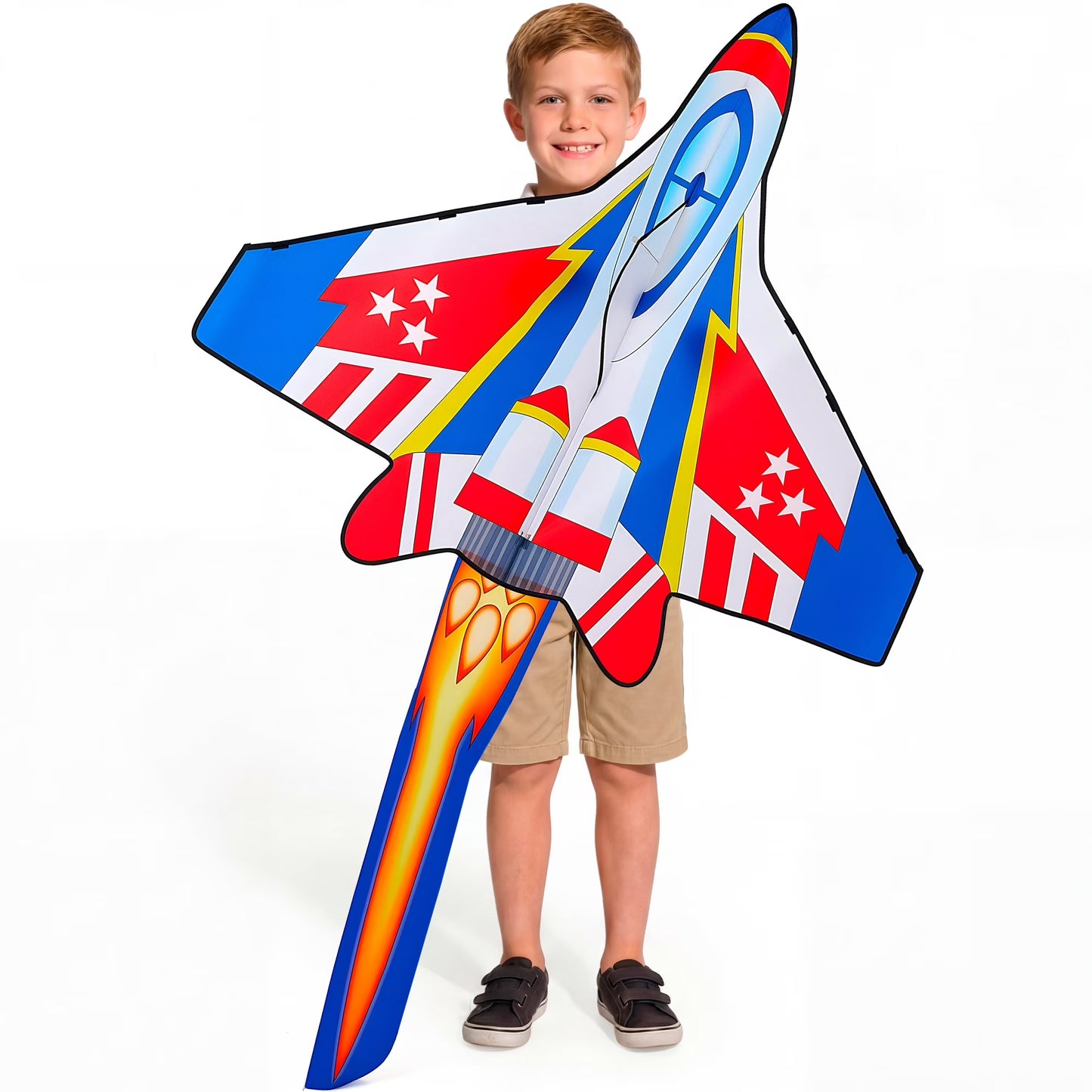 Joyfy Pink Unicorn Kite - 43.3"Giant Kite for Kids and Adults with 262.5 ft String Easy to Fly Outdoor Games and Activities