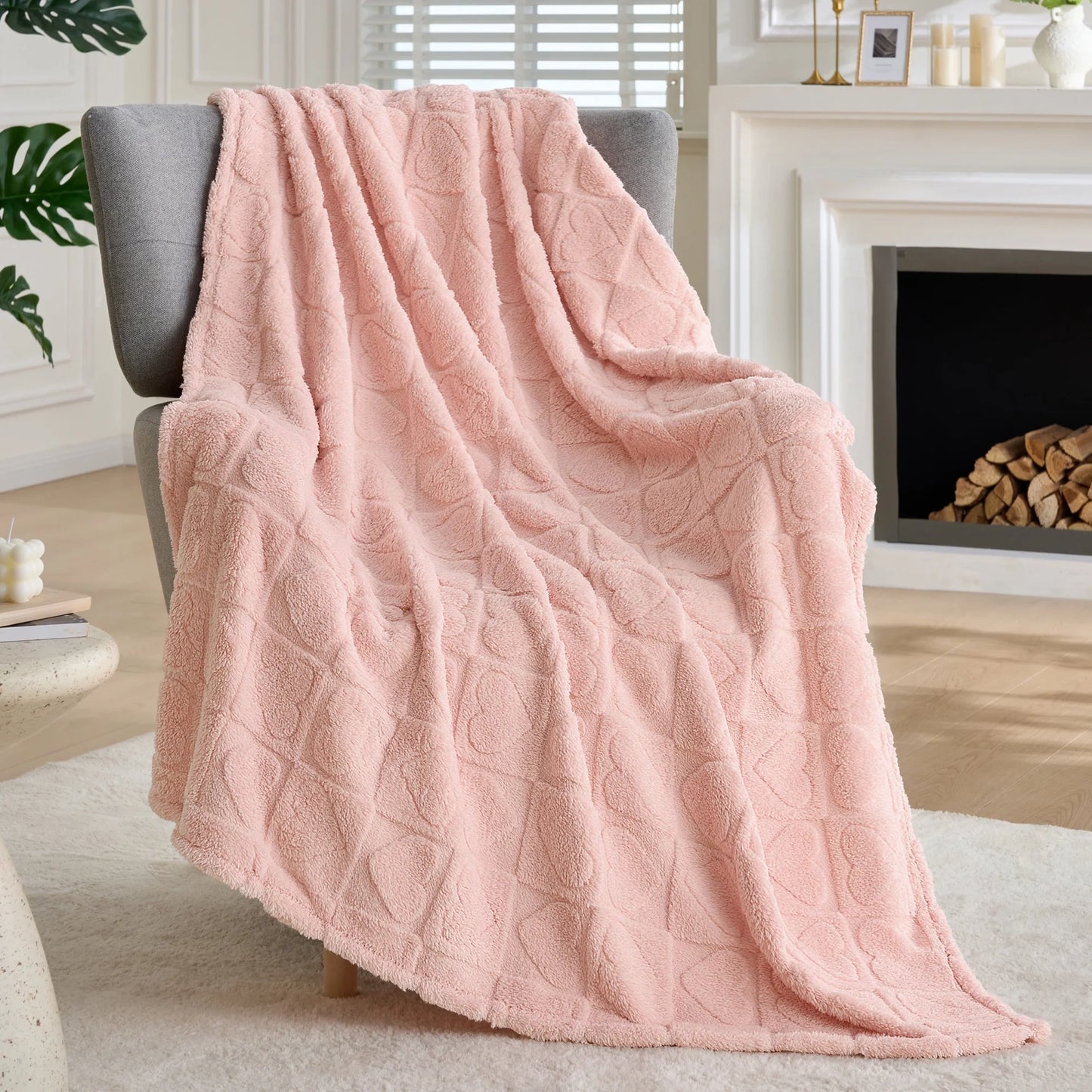 Joyfy Throw Blanket for Couch,Bed,Sofa,Soft Throw Blanket Knitted,Gifts for Women Mom Girls,Throw Home Room Decor Aesthetic for Women Christmas Birthday Gifts 50x60 in