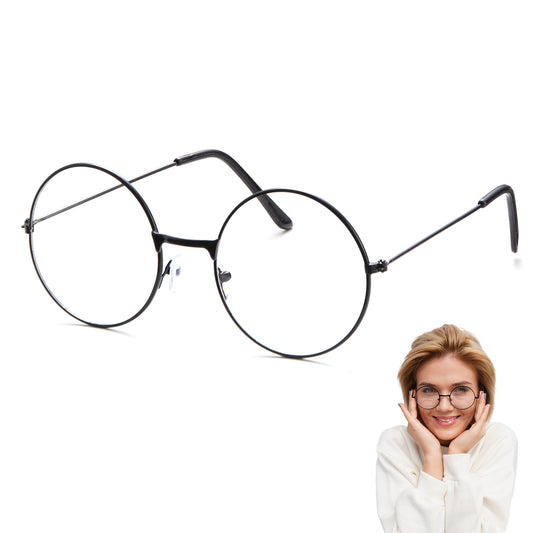 SYNCFUN Halloween Wizard Glasses,Round Glasses Magic Costume Movie Themed Costume Glasses for Kids Posing Props Masquerade Costume Birthday Party Cosplay Supplies
