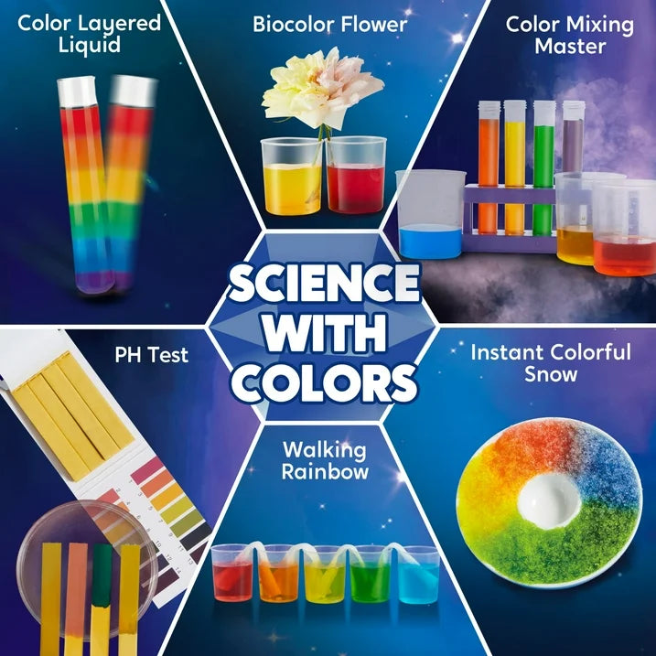 SYNCFUN 130 Jumbo Science Kits for Kids Age 8-12, Volcano Geographic Kit for Age 5-7 , Birthday Gifts And Stem Project Educational Toys for Boys Girls