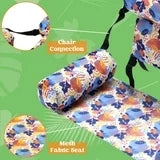 Syncfun 2 Packs Pool Float Hammock Chairs for Adults, Flower Printed Water Floating Pool Chair, Inflatable Pool Lounge Chair for Summer Outdoor Beach Party
