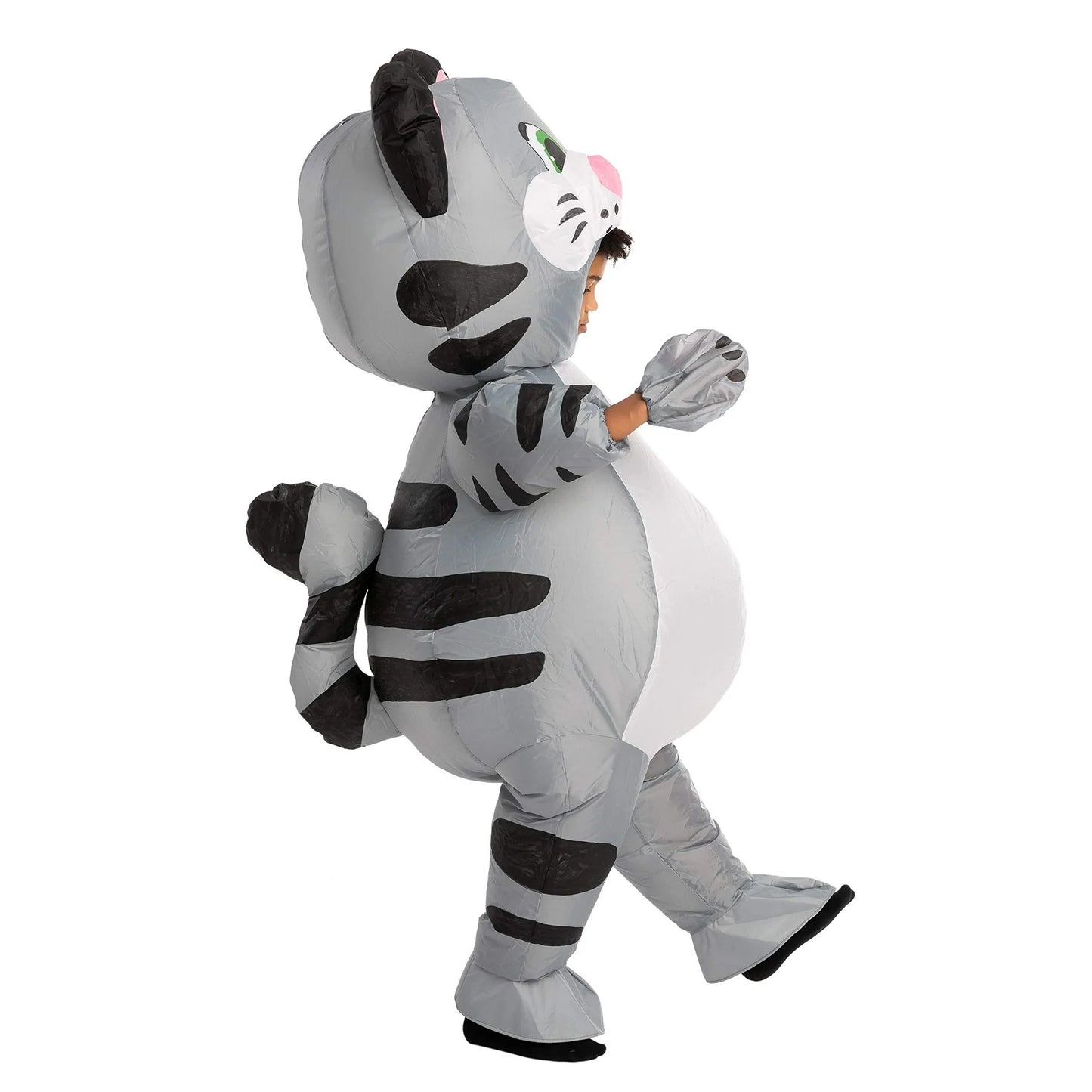 Spooktacular Creations Kitty Cat Full Body Inflatable Animal Costume for Child, Unisex Inflatable Costume, kitty for Halloween Halloween, Kitten Role Play, S