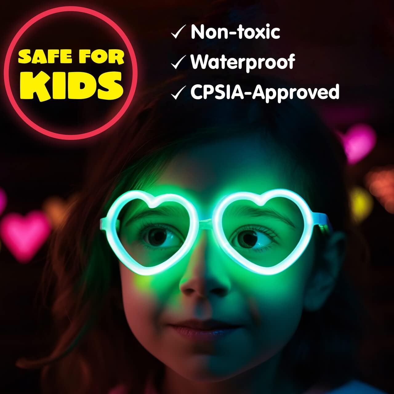 Joyin Glow Sticks Party Favors, 200 Pcs