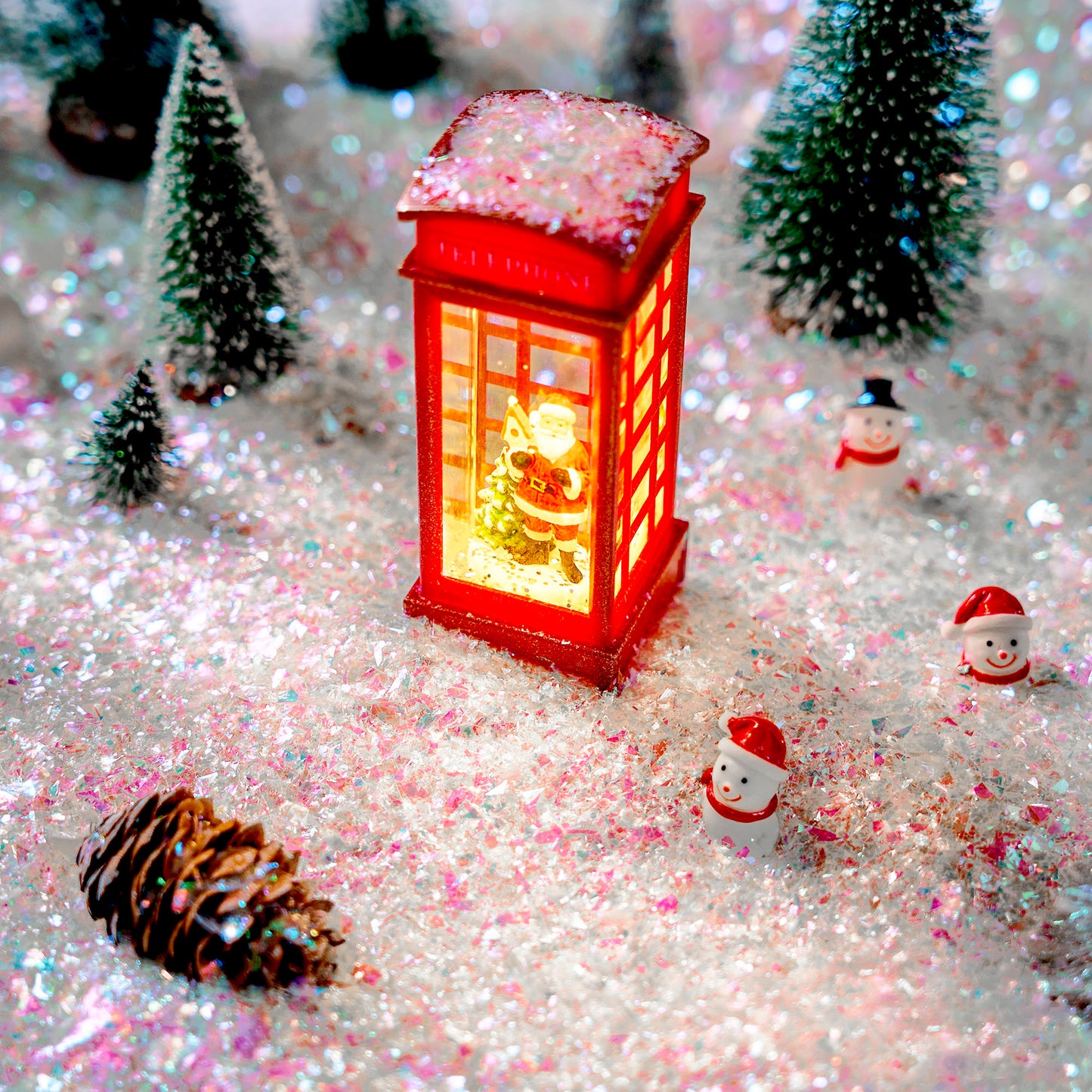 SYNCFUN 12 Oz Christmas Twinkles Snow, Plastic Artificial Snowflakes for Christmas Tree Decoration, Bling Snow Scenes, Xmas Party Favors Decor, Holiday Supplies, Winter Displays, Fake Snow Crafts