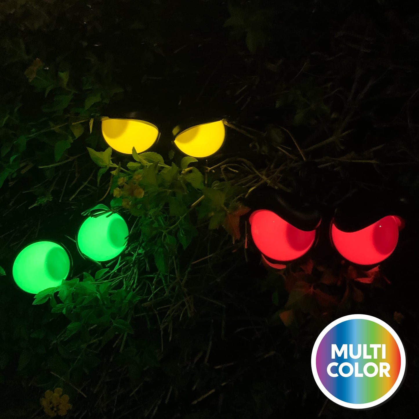 Joyfy 3 Packs Halloween Animated Flashing Peeping Eyes Lights Decorations,Outdoor Halloween Light Decorations,Halloween Car Decorations