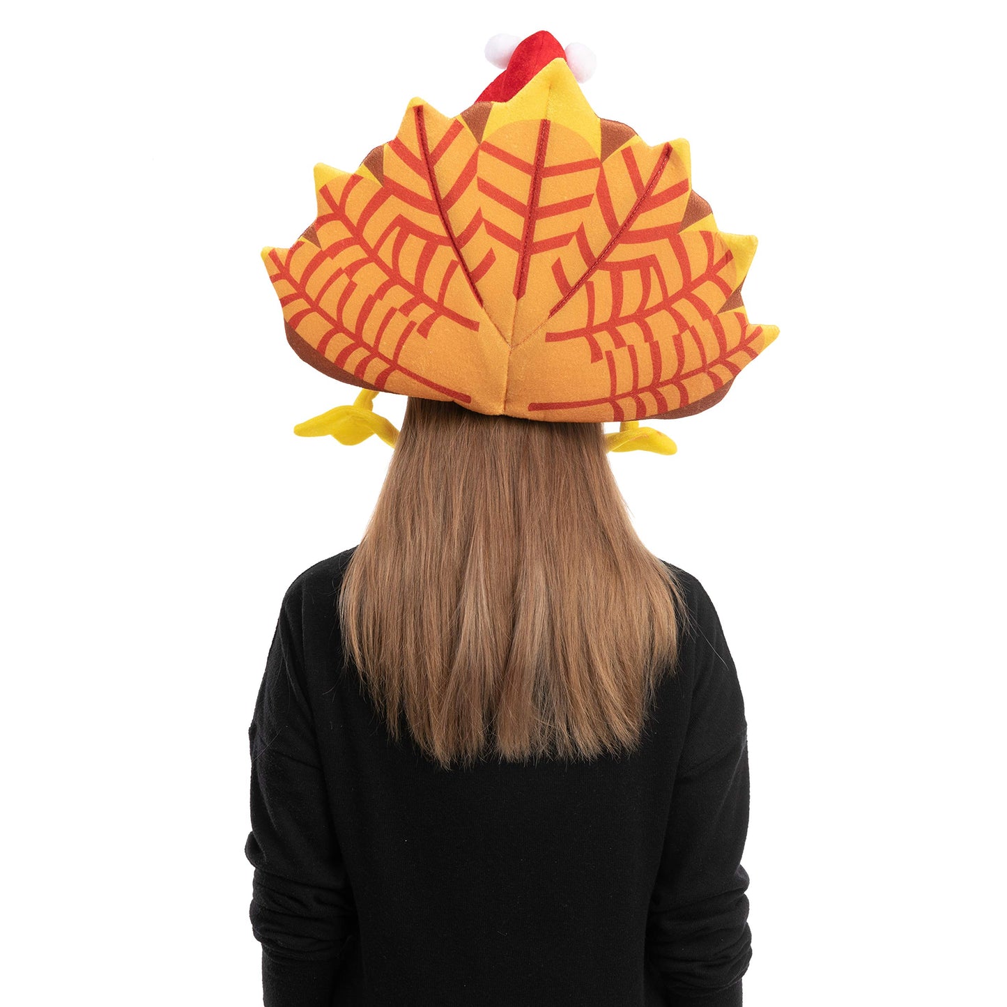 JOYIN 2 Pack Turkey Sitting Hats Silly for Thanksgiving Night Event, Dress-up Party, Thanksgiving Decoration, Role Play, Carnival, Cosplay, Costume Accessories