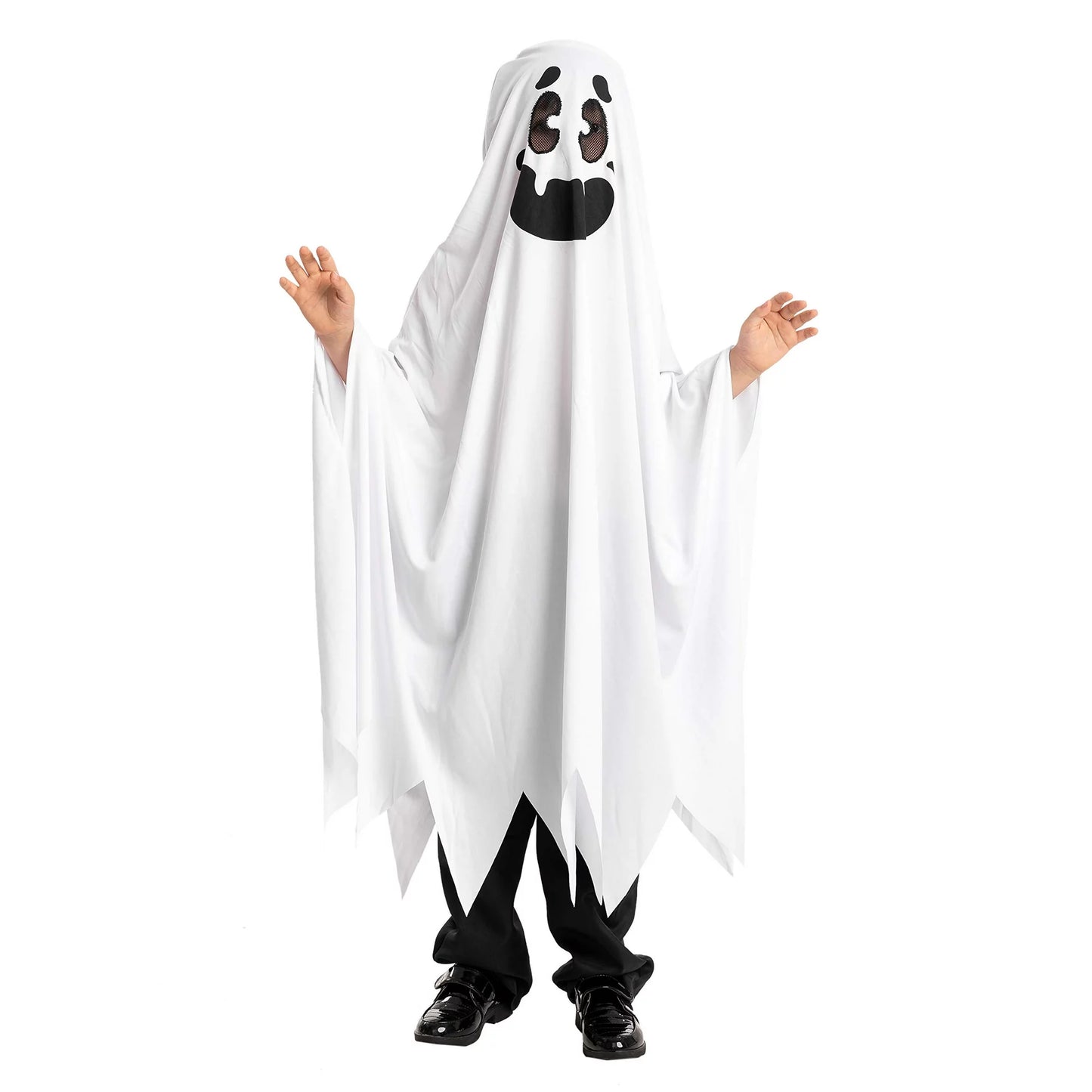 Spooktacular Creations Ghost Boo and Friendly Costume for Child Halloween Spooky Trick-or-Treating (3-4yr)