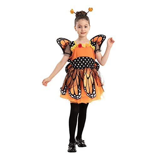 Spooktacular Creations Monarch Butterfly Costume for Kids, Girl Halloween Role Play, 3T