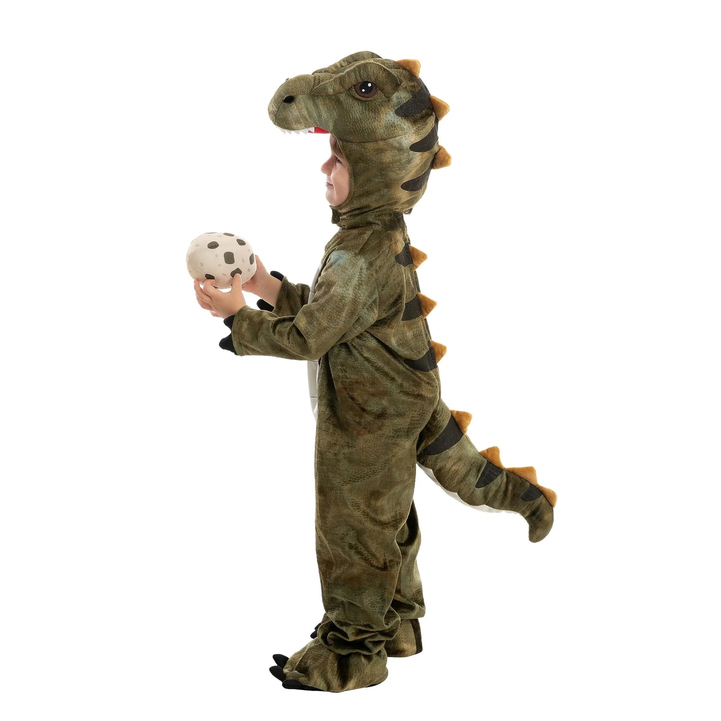 Syncfun T-rex Dinosaur Animals Costumes Jumpsuit with Toy Egg for Kids Halloween Dress-up Party 2-7 Years