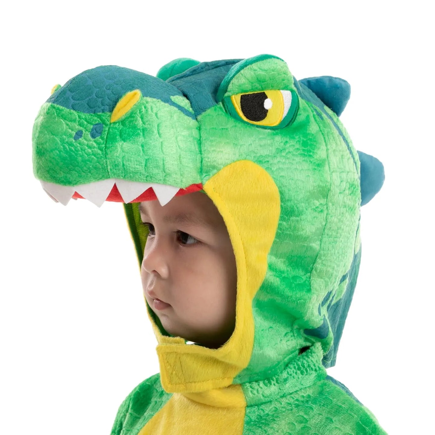 Syncfun T-Rex Costume for Baby, Dinosaur Jumpsuit w/Egg Costume for Toddler and Kids Halloween Party Dress-up 2 5 7 Years