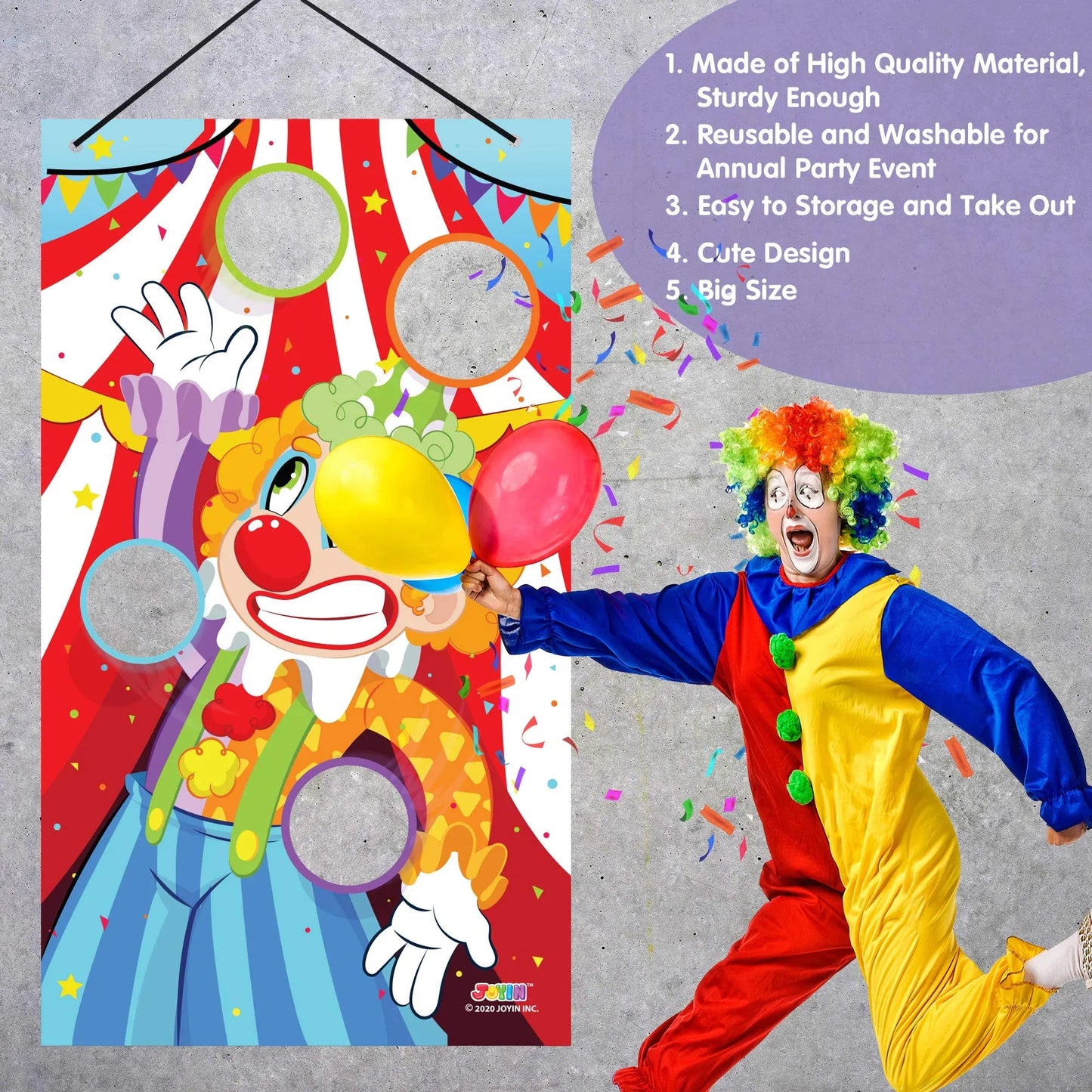 Joyfy 31 Pcs Carnival Games, Ring Toss Games for Kids Indoor Outdoor Play , Family Fun Party Games