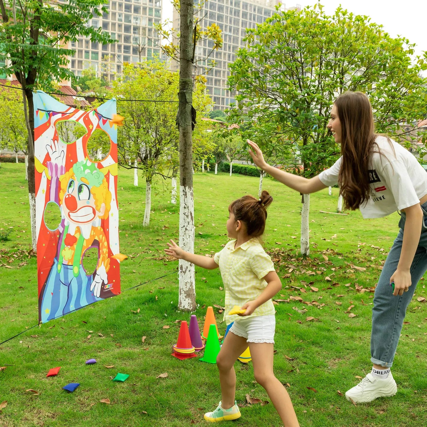 Joyfy 31 Pcs Carnival Games, Ring Toss Games for Kids Indoor Outdoor Play , Family Fun Party Games