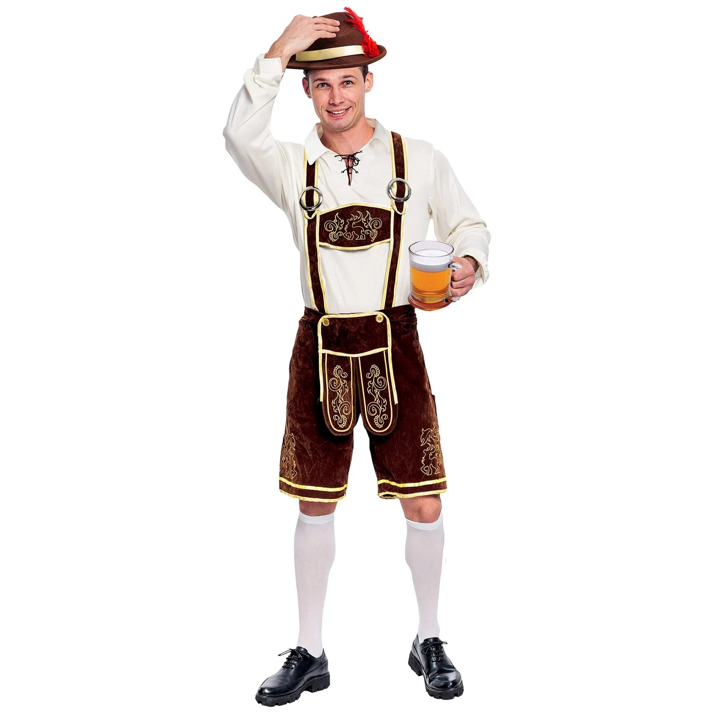 Spooktacular Creations Men's Costume Set for Halloween Dress Up Party, M