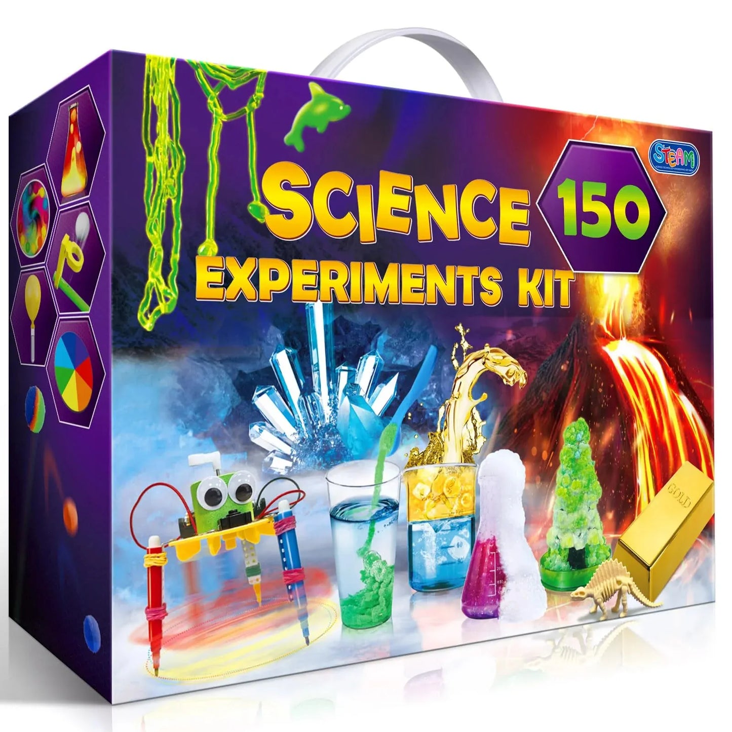 Syncfun Science Kits for Kids, 150 Experiments Science Set, Birthday Gifts and STEM Project Educational Toys for Boys and Girls