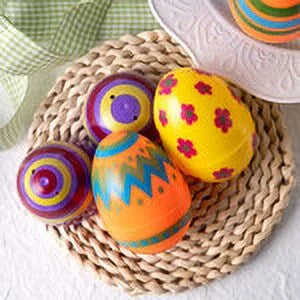 JOYFY 24 PCS 3.15" Printed Easter Eggs Refillable,Colorful Plastic Eggs in Bulk for Easter Hunts,Classroom Prize Supplies Party Favors
