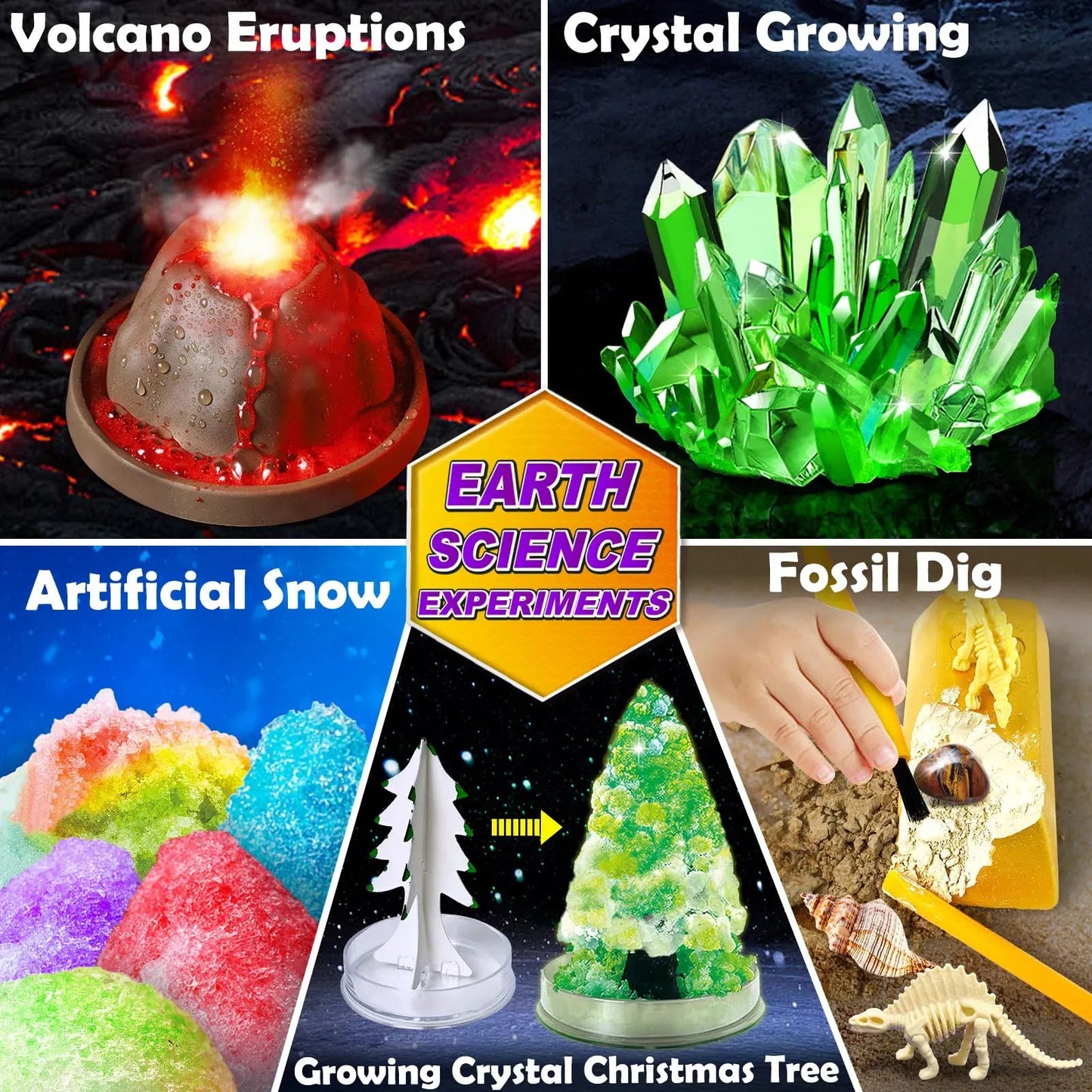 Syncfun Science Kits for Kids, 150 Experiments Science Set, Birthday Gifts and STEM Project Educational Toys for Boys and Girls