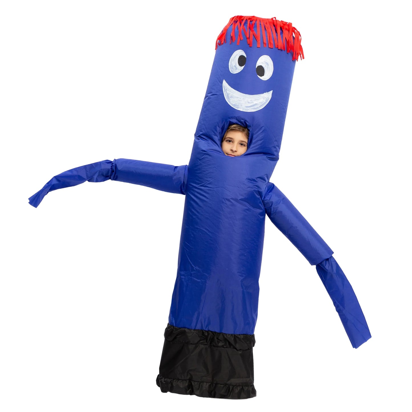 Syncfun Inflatable Halloween Costume for Child, Inflatable Tube waving arms and dancing, Full Body Dress UP (Blue)