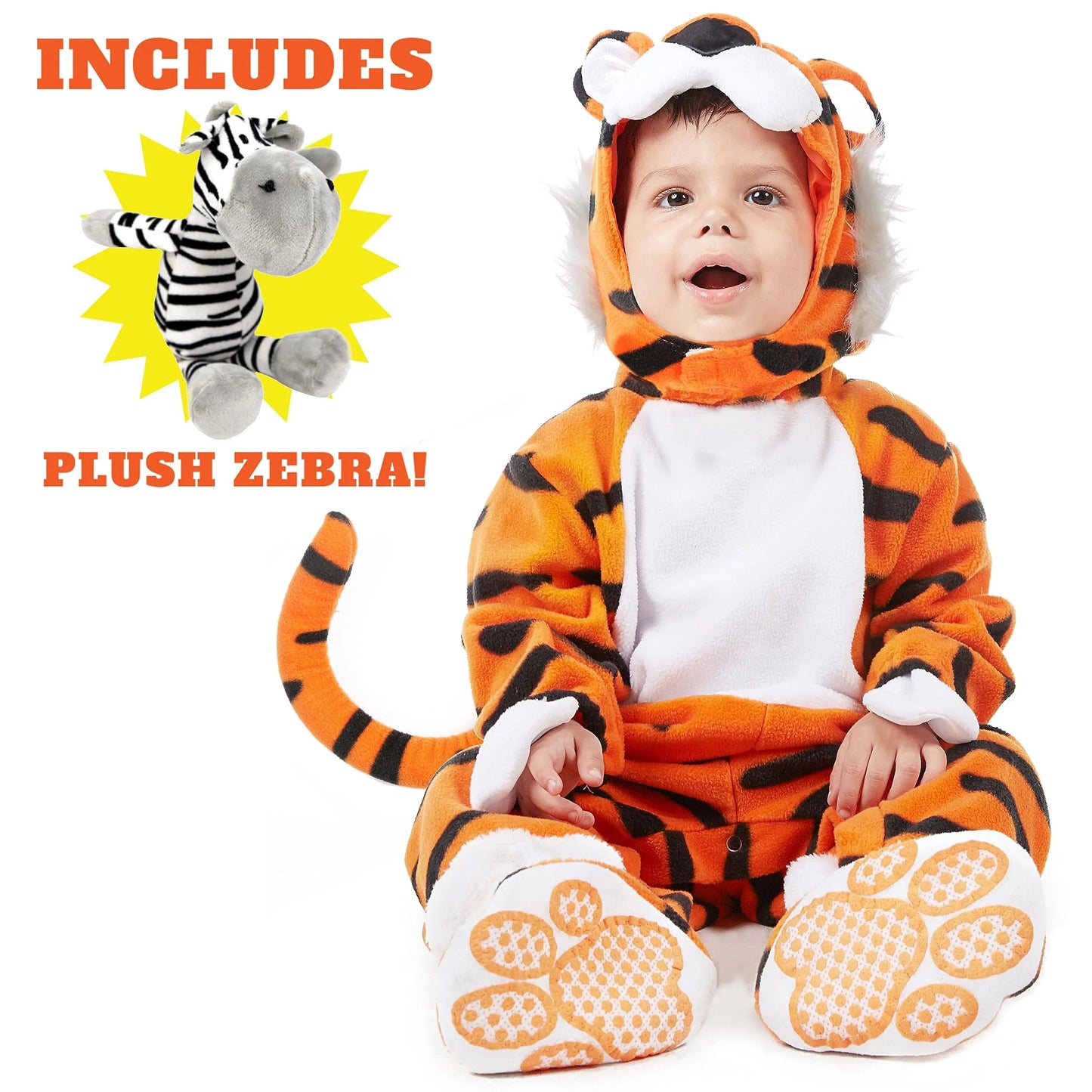 Syncfun Baby Tiger Costume Halloween Fancy Dress Costume for Toddler 18-24 Months