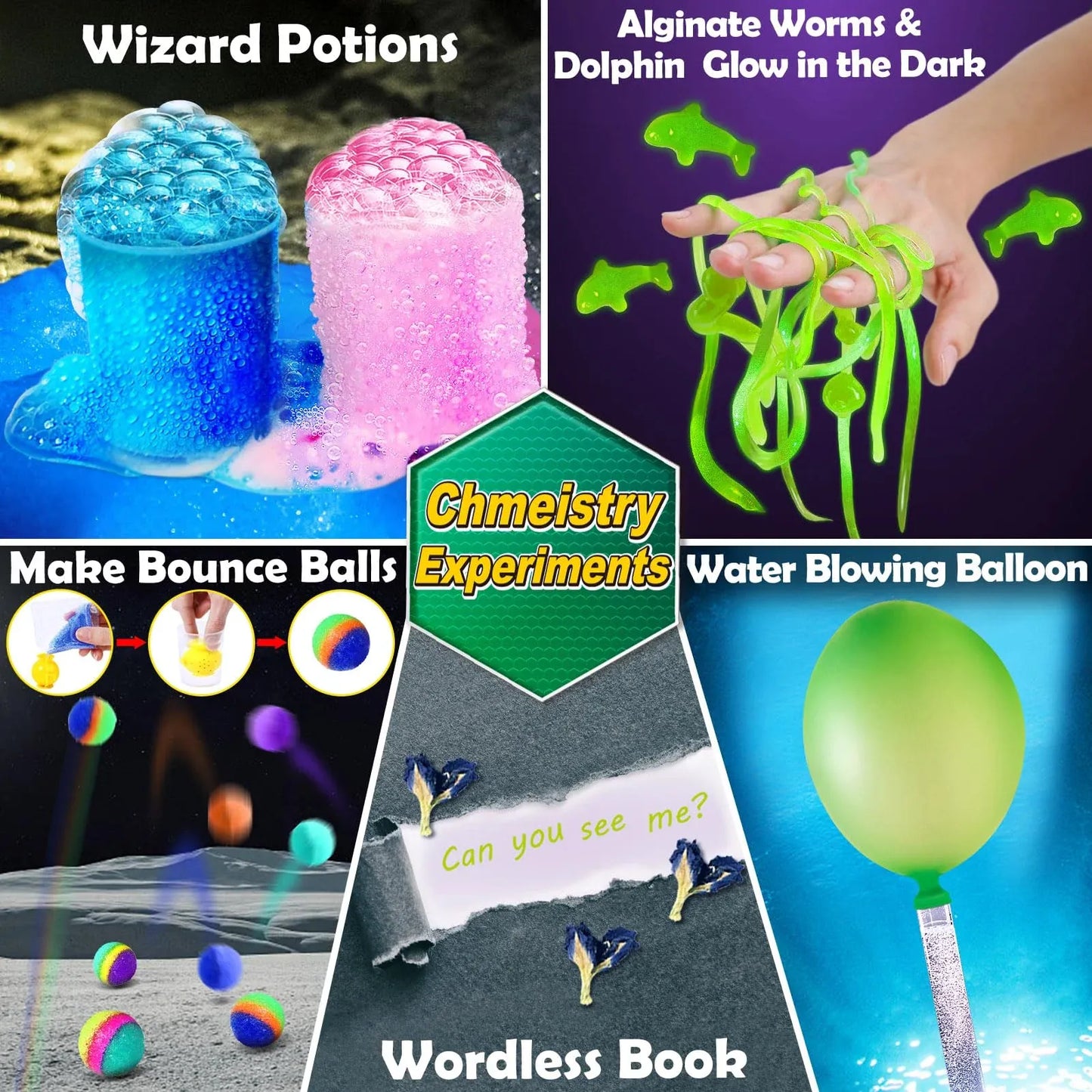 Syncfun Science Kits for Kids, 150 Experiments Science Set, Birthday Gifts and STEM Project Educational Toys for Boys and Girls