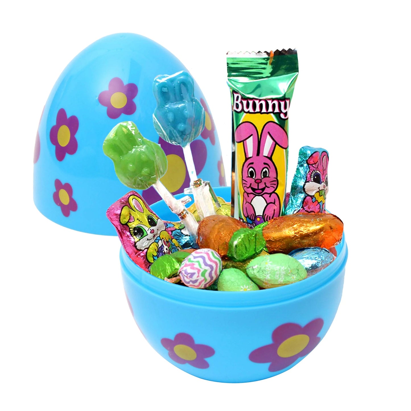 12 Pcs Jumbo Easter Eggs, 6 Inches Printed Plastic Large Easter Eggs Empty for Hunt, Basket Stuffers/Fillers, Filling Treats, Party Favors Supplies, Classroom Prizes