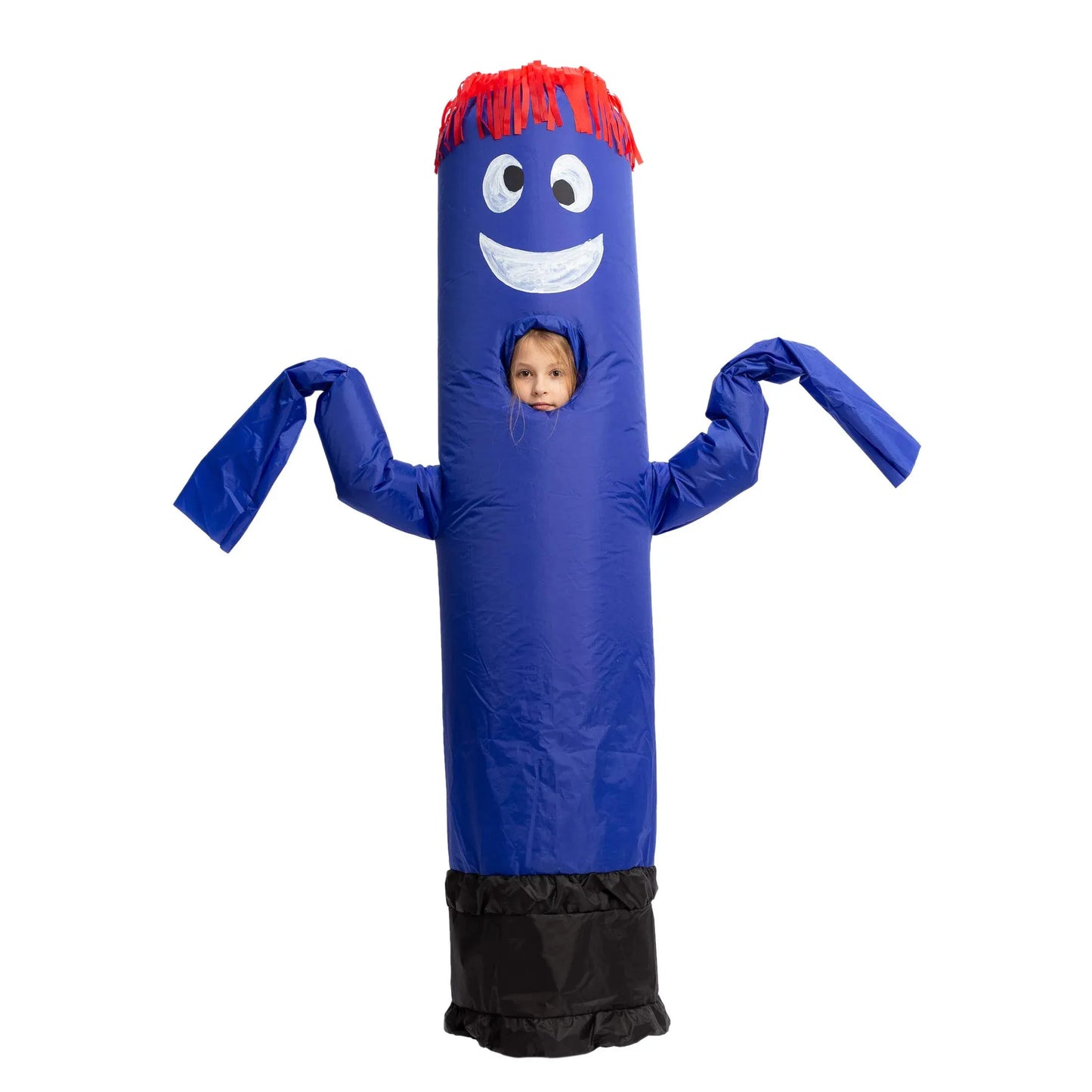 Syncfun Inflatable Halloween Costume for Child, Inflatable Tube waving arms and dancing, Full Body Dress UP (Blue)