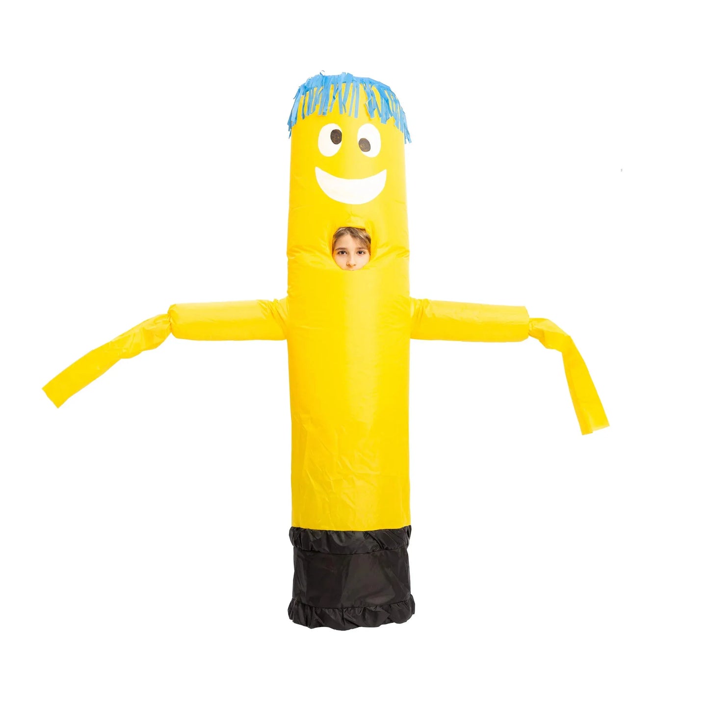 Syncfun Inflatable Halloween Costume for Child, Inflatable Tube waving arms and dancing, Full Body Dress UP (Yellow)